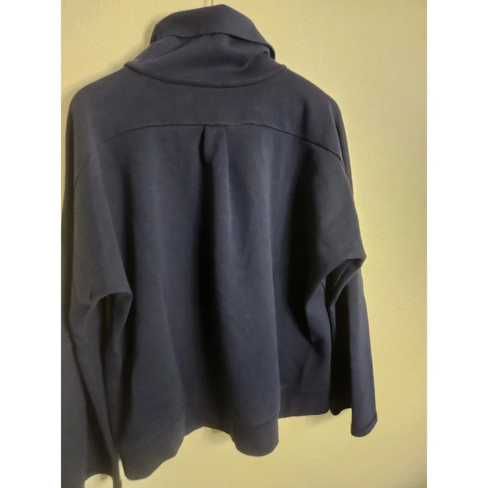 Polo Ralph Lauren Sweatshirt Mens XL Blue High Neck Knit Pullover Relaxed Fit